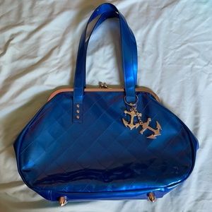 Lux De Ville Blue Sailor XL purse